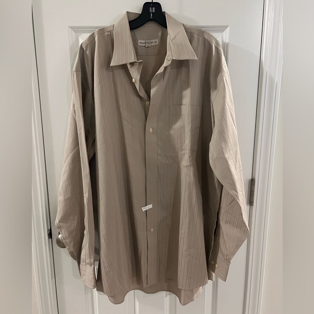 Pronto Uomo Taupe Dress Shirt